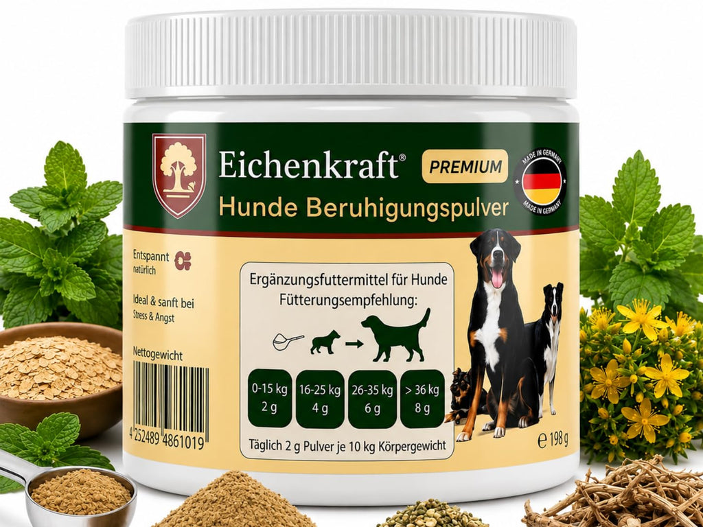 Eichenkraft Premium Hunde Beruhigungspulver - 180g