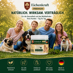 Premium Hunde Verdauungsdrops 270g – Ergänzungsfuttermittel für Hunde mit Kräutern, Leinsamen & Ballaststoffen, Verdauung Drops für Darmflora Magen Darm Wohlbefinden & tägliche Fütterung