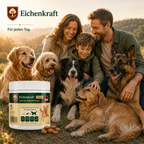 EICHENKRAFT® Gelenkdrops Hund mit Grünlippmuschel – 270 g Gelenk Kausnacks für Hunde mit MSM, Teufelskralle & Kräutern, Alternative zu Gelenktabletten Hund für Senioren, große Rassen & aktive Hunde