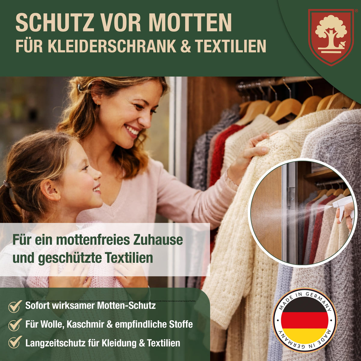 Eichenkraft Mottenspray - 500ml