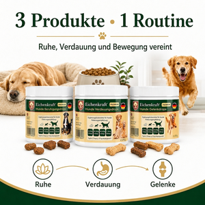Eichenkraft Hunde Drops 3er Set – Gelenk, Verdauung & Ruhe (3 × 270 g)