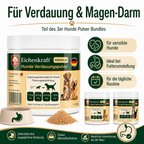 Eichenkraft Hunde Pulver 3er Set – Gelenk, Verdauung & Ruhe (3 × 180 g)