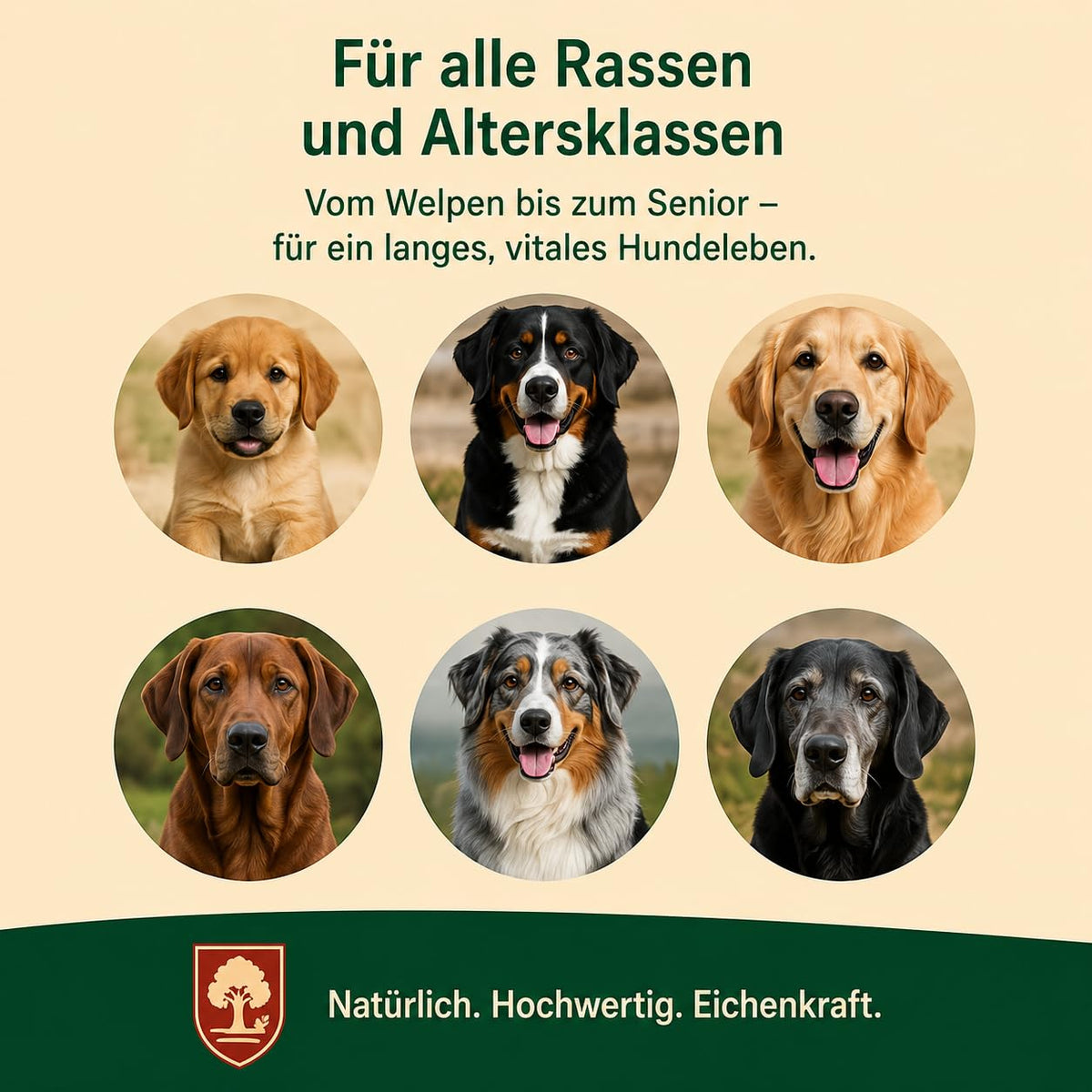 Eichenkraft Premium Barf Öl für Hunde - 500ml