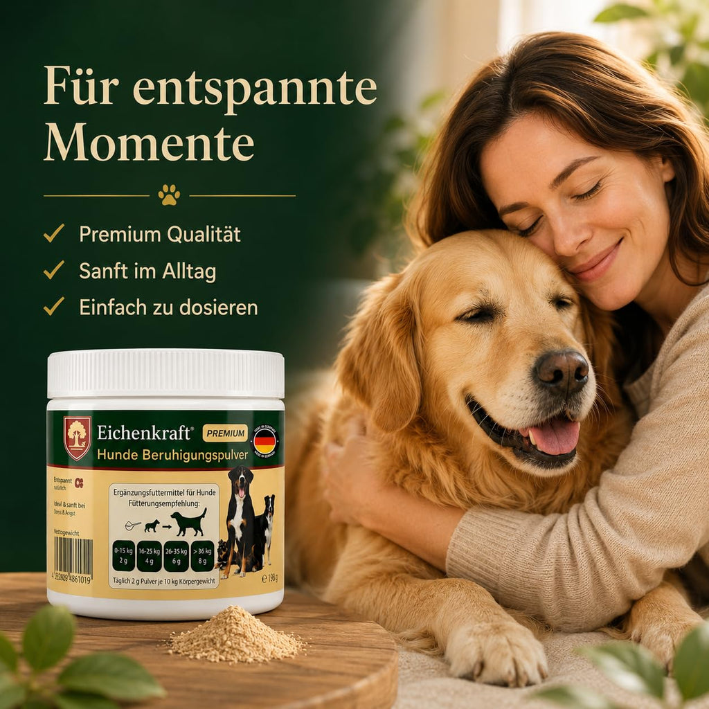 Eichenkraft Premium Hunde Beruhigungspulver - 180g