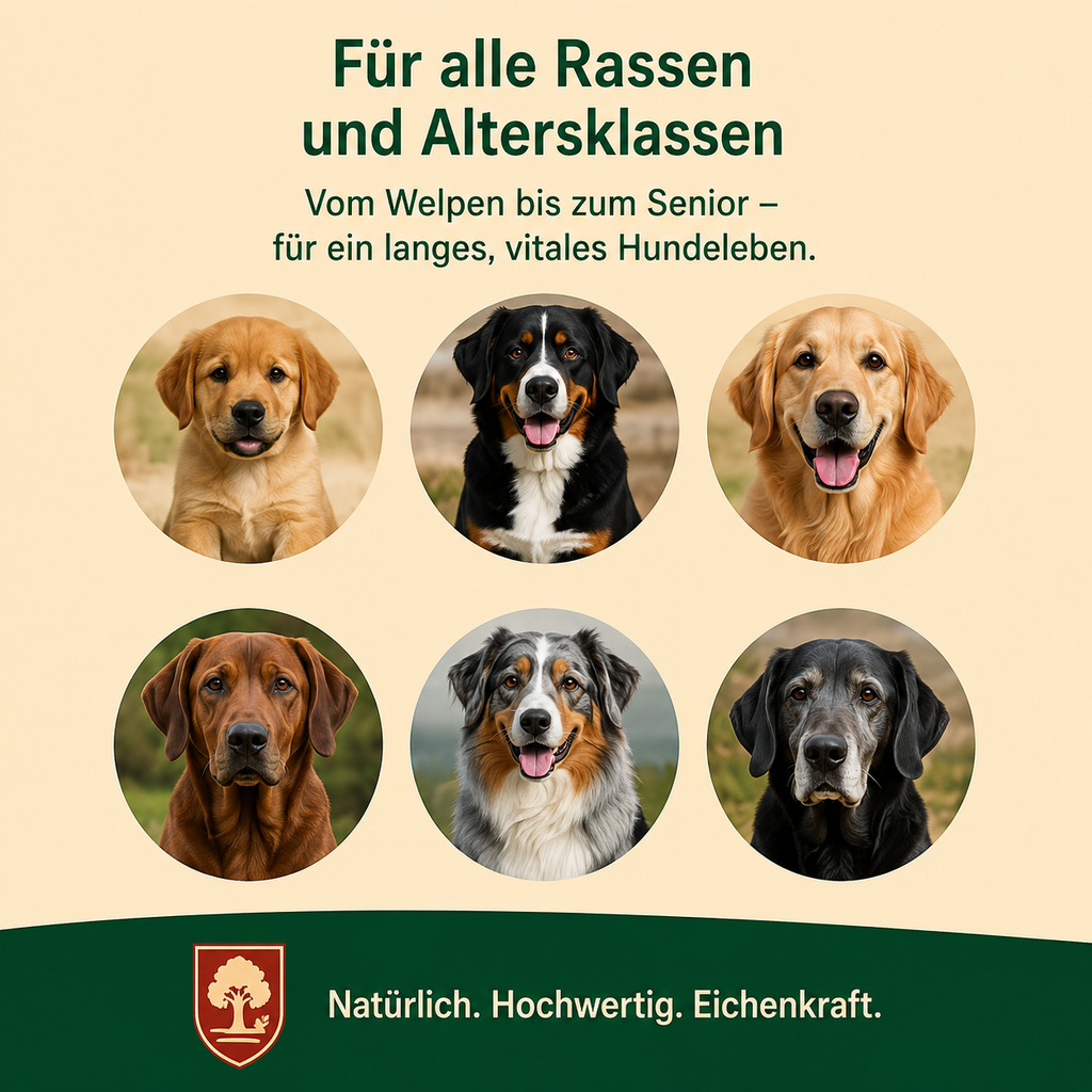 Premium Barf Öl für Hunde 500ml – Ergänzungsfuttermittel mit Lachsöl, Leinöl, Hanföl & Schwarzkümmelöl – 100% naturreine Ölmischung – Unterstützung für Fell, Haut & Wohlbefinden – Made in Germany