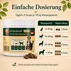 Hunde Beruhigungs Drops 270g | Weiche Funktionssnacks Hund Beruhigung & Entspannungs- Anti-Stress-Mittel für Hunde, Baldrian für den Hund, Hund beruhigen, Silvester, Autofahrt, Stress, Leckerli