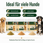 Eichenkraft Hunde Pulver 3er Set – Gelenk, Verdauung & Ruhe (3 × 180 g)