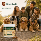 EICHENKRAFT® Gelenkdrops Hund mit Grünlippmuschel – 270 g Gelenk Kausnacks für Hunde mit MSM, Teufelskralle & Kräutern, Alternative zu Gelenktabletten Hund für Senioren, große Rassen & aktive Hunde