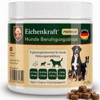 Hunde Beruhigungs Drops 270g | Weiche Funktionssnacks Hund Beruhigung & Entspannungs- Anti-Stress-Mittel für Hunde, Baldrian für den Hund, Hund beruhigen, Silvester, Autofahrt, Stress, Leckerli