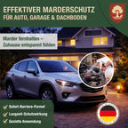 Marderspray – Marderschrecker Auto & Marderabwehr Auto – Marderschutz für Auto, Dachboden & Garage – Nagerabwehr & Tierabwehrspray mit Langzeitwirkung - 500ml
