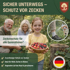 Eichenkraft Zeckenspray – Hochwirksam gegen Zecken – Langzeit-Schutzwirkung – Zeckenschutz Spray für Haut & Outdoor – Auf Basis ätherischer Öle – 200ml