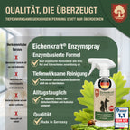 Eichenkraft Enzymreiniger & Geruchsneutralisierer Katzenurin – Enzymreiniger Hundeurin – Geruchsentferner & Textilerfrischer – Katzenurin Entferner für Haushalt & Textilien – 500ml