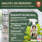 Urin Stop Spray – Enzymreiniger gegen Hunde- und Katzenurin, Geruchsneutralisierer Katzenabwehr Hundeabwehrspray, Katzenschreck Hundeschreck, Enzymreiniger für Haushalt und Tierbereich - 500ml
