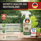 Milbenspray Hochwirksam gegen Milben – Langzeit-Schutzwirkung – Für Haushalt, Polster, Matratze & Tierumgebung – Auf Basis ätherischer Öle – 500ml