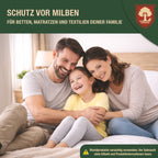 Milbenspray Hochwirksam gegen Milben – Langzeit-Schutzwirkung – Für Haushalt, Polster, Matratze & Tierumgebung – Auf Basis ätherischer Öle – 500ml