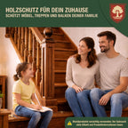 Eichenkraft Holzwurmspray – Hochwirksam Holzwurm bekämpfen - Starkes Holzwurmmittel gegen Holzwürmer Holzschädlinge – Geeignet für Möbel Balken Holzoberflächen - Auf Basis ätherischer Öle - 500ml