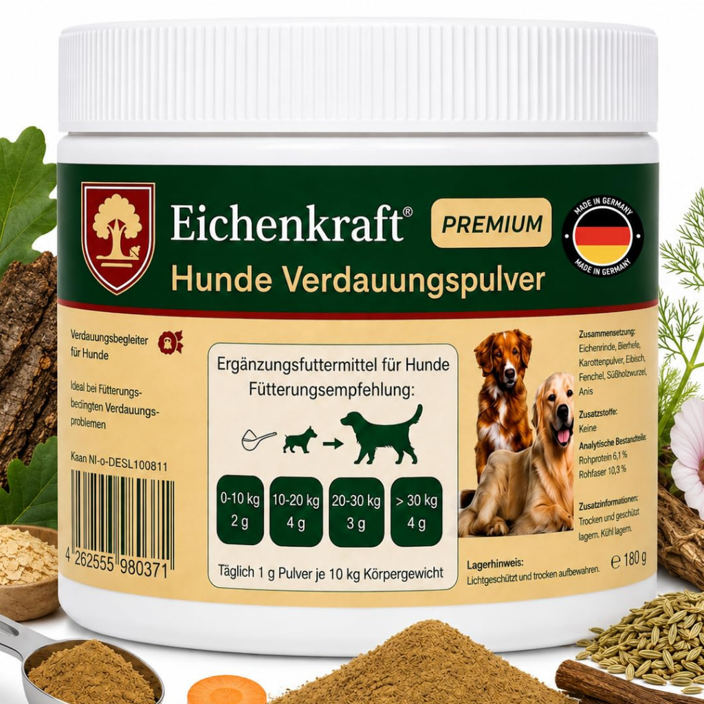 Eichenkraft Premium Hunde Verdauungspulver - 180g