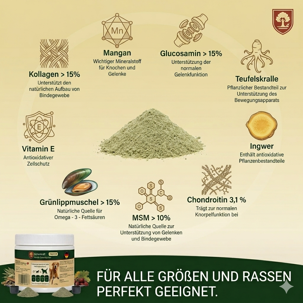 Eichenkraft Hunde Gelenkpulver – Detailansicht 4