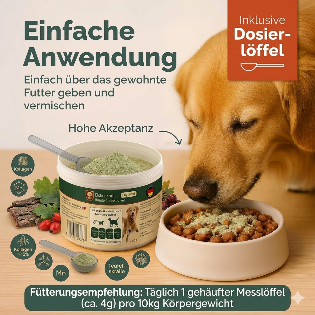Eichenkraft Hunde Gelenkpulver – Detailansicht 5