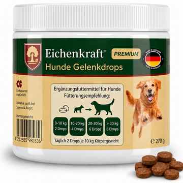 Eichenkraft Premium Hunde Gelenkdrops mit Grünlippmuschel - 270g