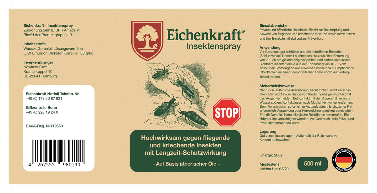 Eichenkraft Insektenspray - 500ml
