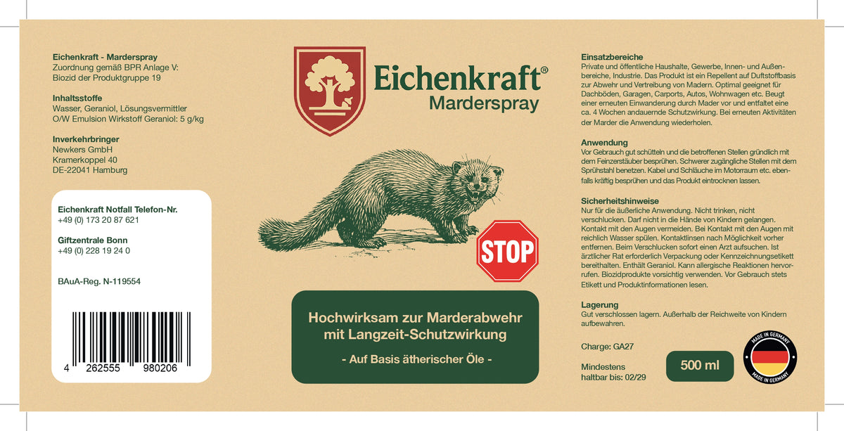 Eichenkraft Marderspray - 500ml