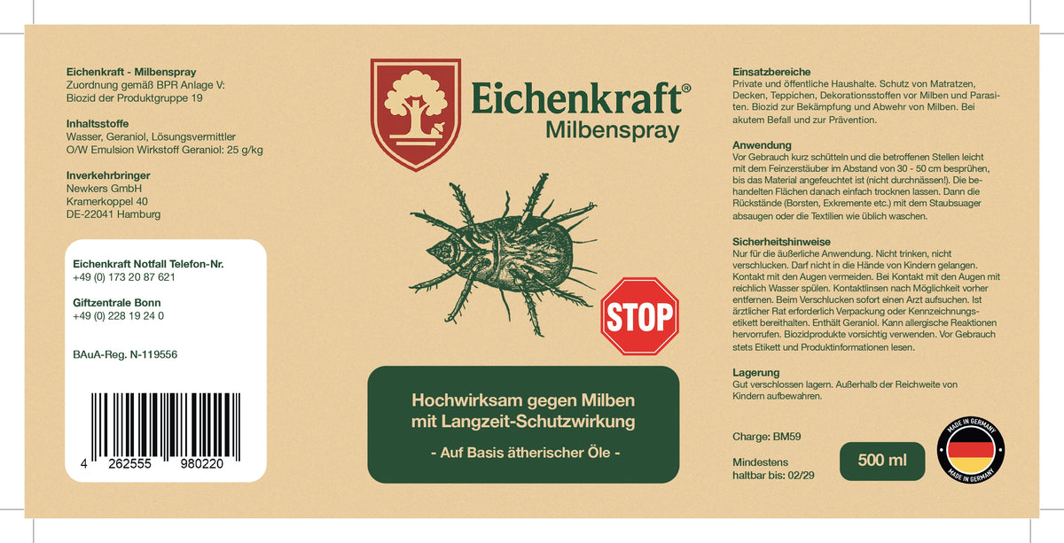Eichenkraft Milbenspray - 500ml
