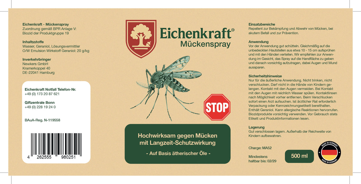 Eichenkraft Mückenspray - 500ml