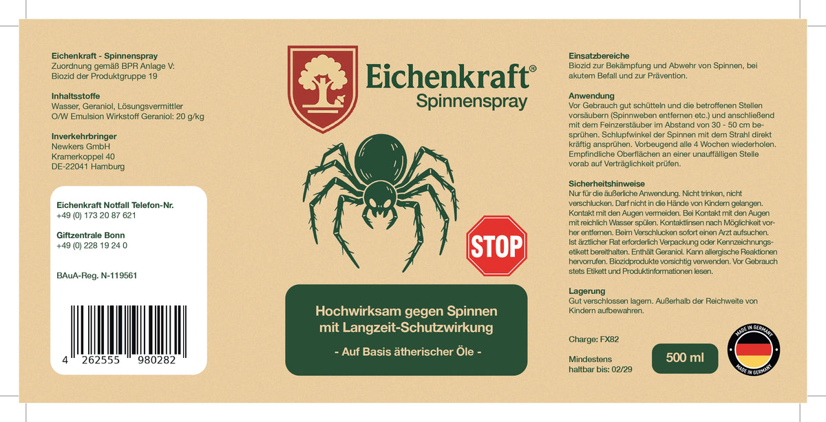 Eichenkraft Spinnenspray - 500ml