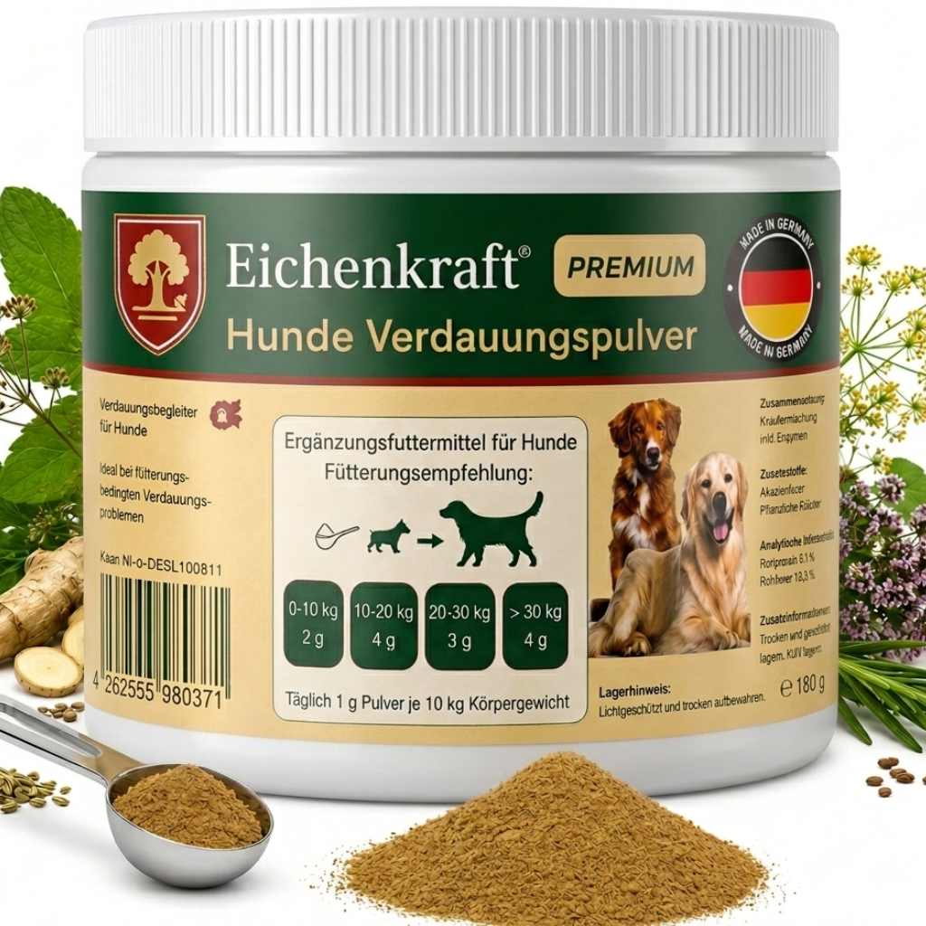 Eichenkraft Verdauungspulver – im Komplett-Set 4er