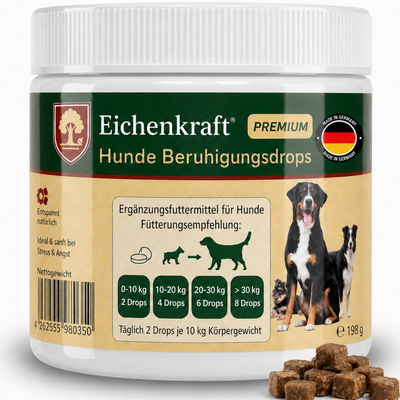 Eichenkraft Hunde Beruhigungsdrops – im 2er Set Ruhe & Verdauung