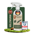 Eichenkraft Holzwurmspray 500ml – hochwirksam gegen Holzwürmer mit Langzeit-Schutz