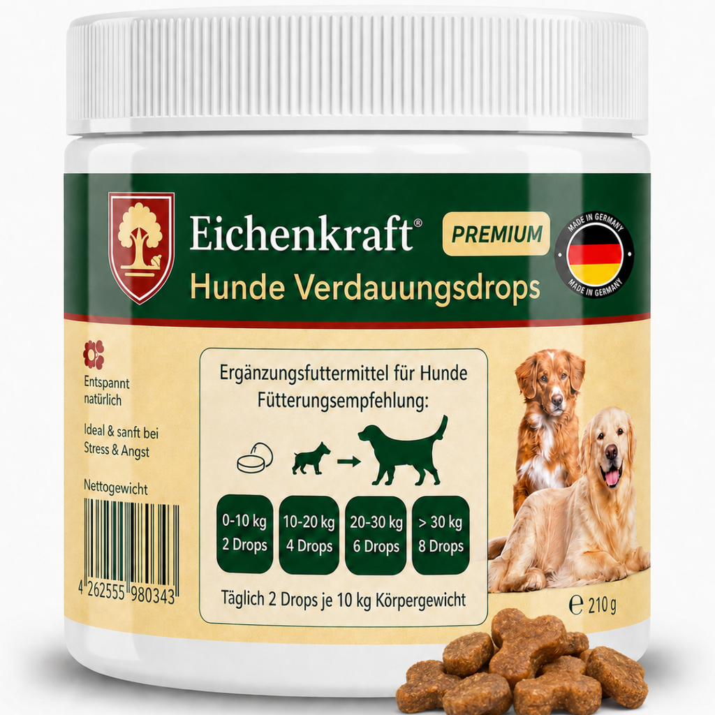 Eichenkraft Hunde Verdauungsdrops – im 2er Set Ruhe & Verdauung