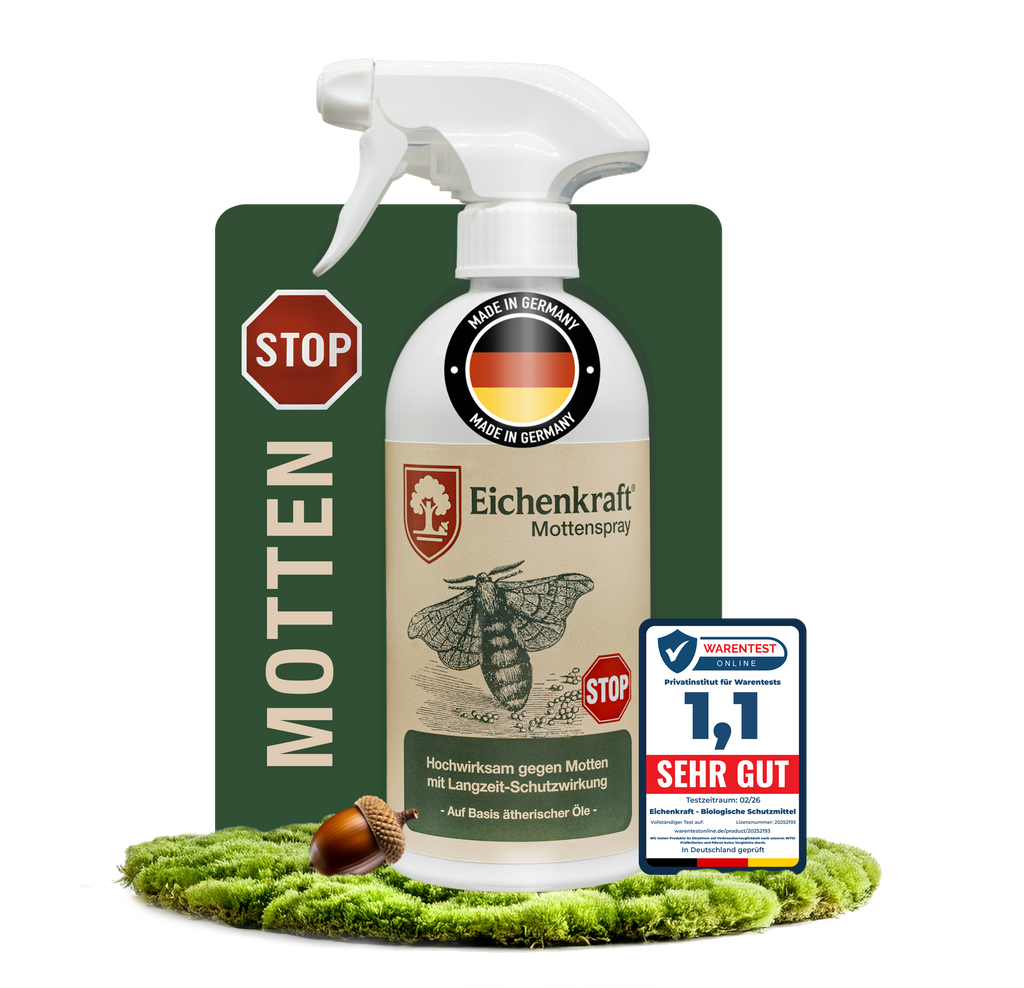 Eichenkraft Mottenspray 500ml – gegen Kleider- und Lebensmittelmotten