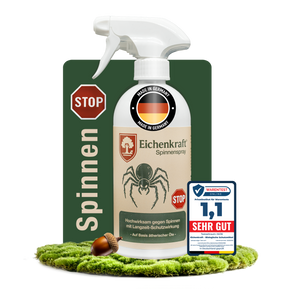 Spider Spray - Highly effective against spiders - Long-lasting protection - Repels & prevents - Based on essential oils - For home, cellar, garage & living spaces - 500ml