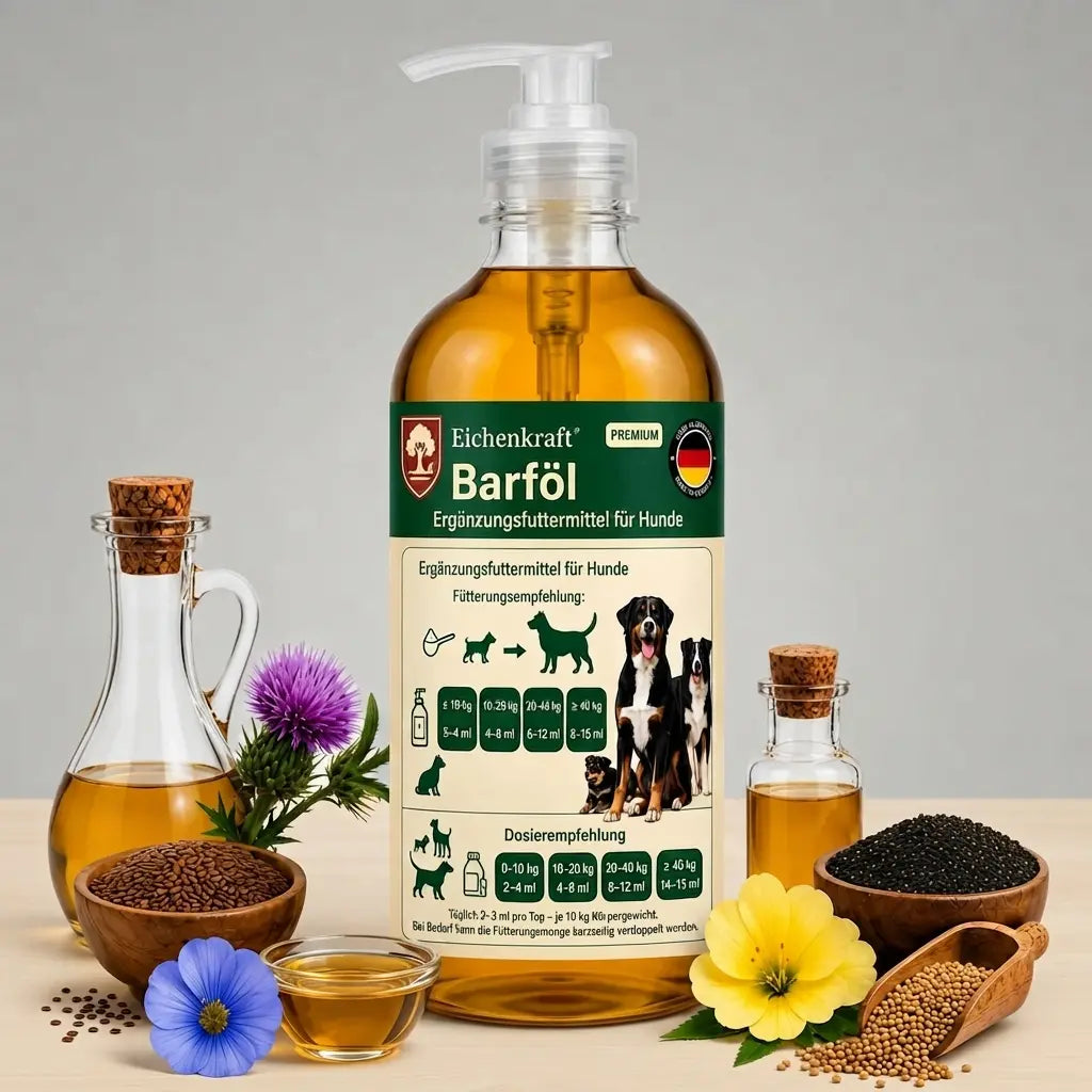 Eichenkraft Premium Barf Öl für Hunde - 500ml